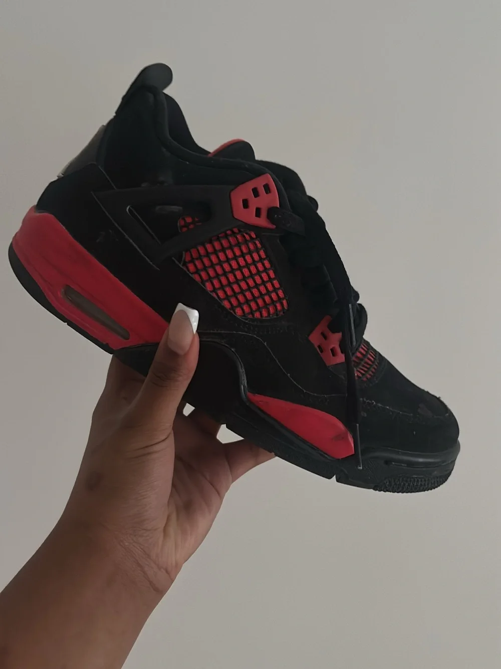 Black and Red Jordan’s
